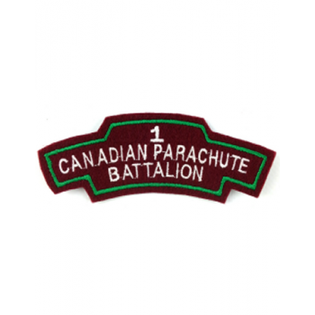 Ecusson : 1st Canadian...