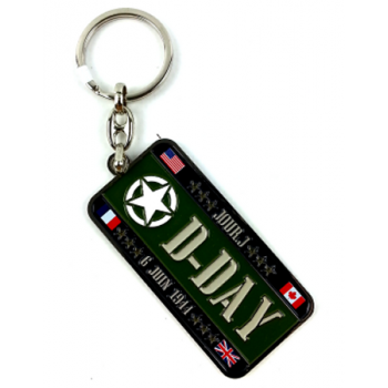 Enamelled Key Ring : D-Day...