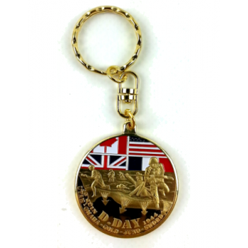 Enamelled Key Ring : D-Day...