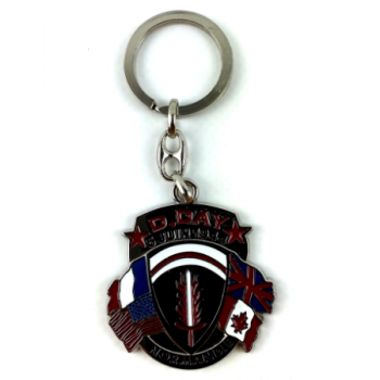 Enamelled Key Ring : D-DAY...