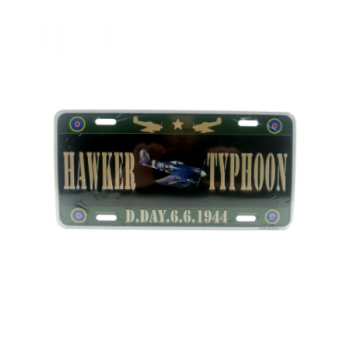 Plaque Métal : Hawker Typhoon