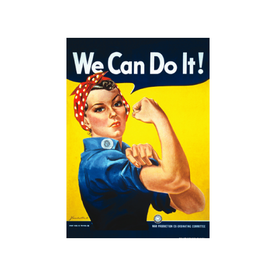 Poster A4 We Can Do It