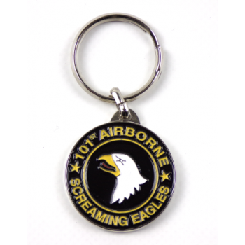 Enamelled key ring : 101st...