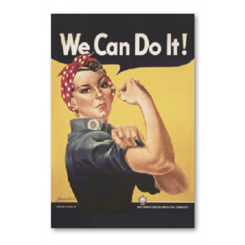 POSTCARD : POSTER \"WE CAN...