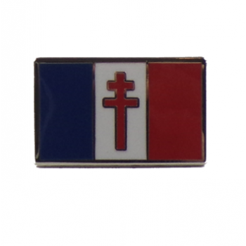 Pin's : Free France Flag