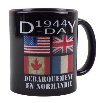 Mug Black : D-Day Flags