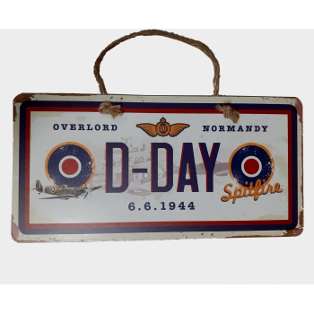 Plaque Métal : Spitfire