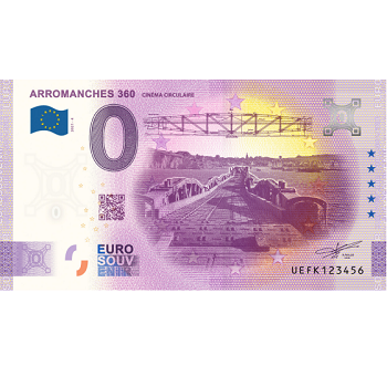 Billet Euro souvenir -...