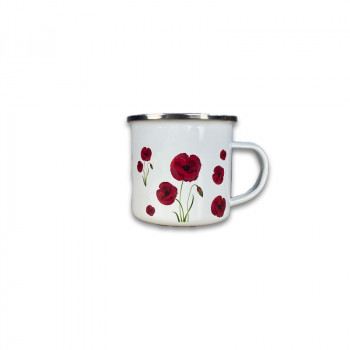 Enameled Mug "Poppy"