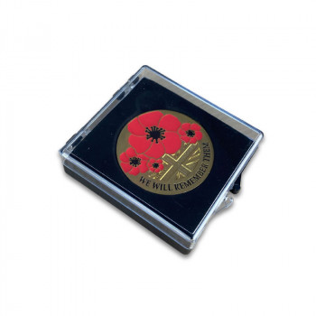 Médaille avec boîtier :...