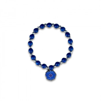 Blue pearl bracelet -...