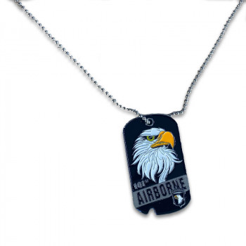 Black Dog Tag - 101st Airborne