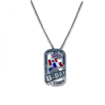 Enamelled Dog Tag - D-Day