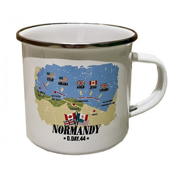 Tasse émail : Plages du...