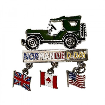 Enamel magnet : Normandy car
