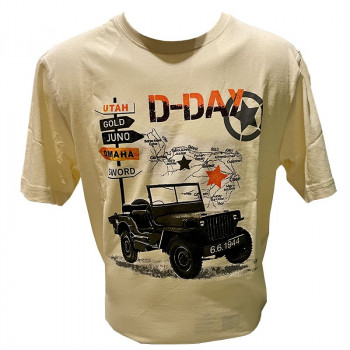 Tee-shirt : D-Day Jeep