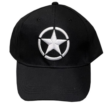 Star embossed cap