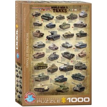 Puzzle World War II Tanks