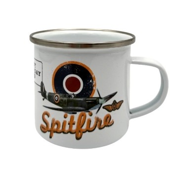 Enameled mug Spitfire