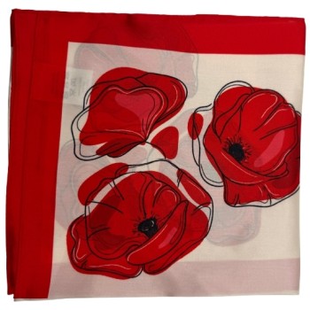 Carré : Coquelicot