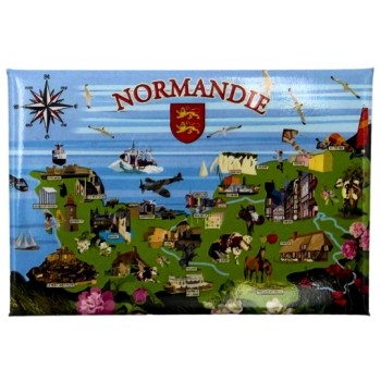 Magnet : Carte de Normandie
