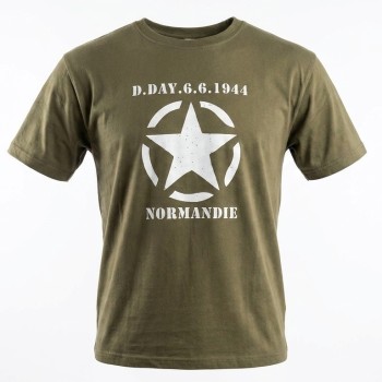 Khaki T-shirt - Normandie