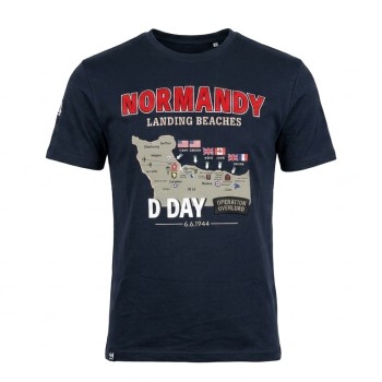 T-shirt : Carte "Normandy...