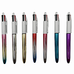 4 colour Bic pen : Brillant