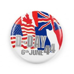 BUTTON D-DAY 6TH JUNE 44