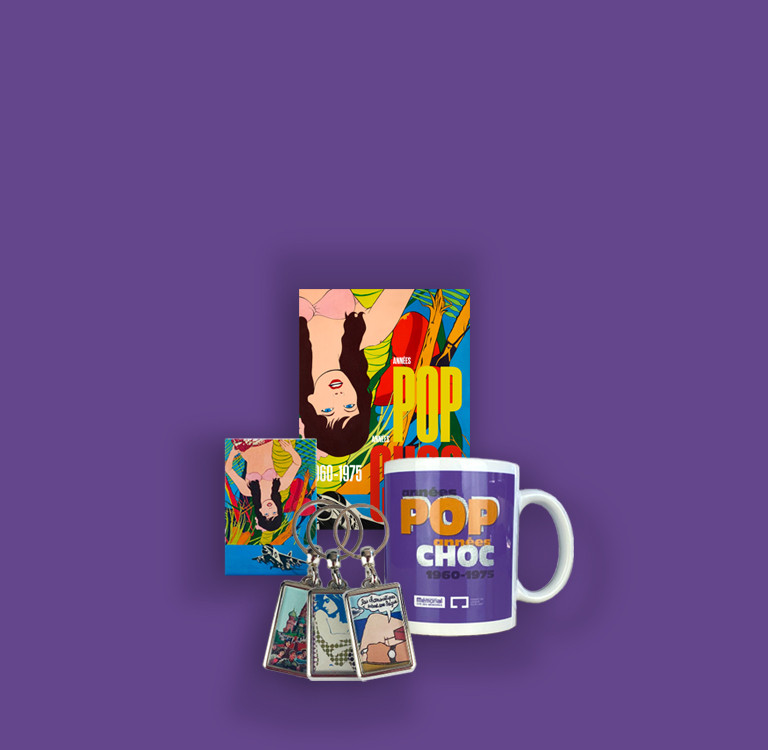 Découvrez notre sélection de produits inédits de l'exposition "Années pop, années choc, 1960-1975"